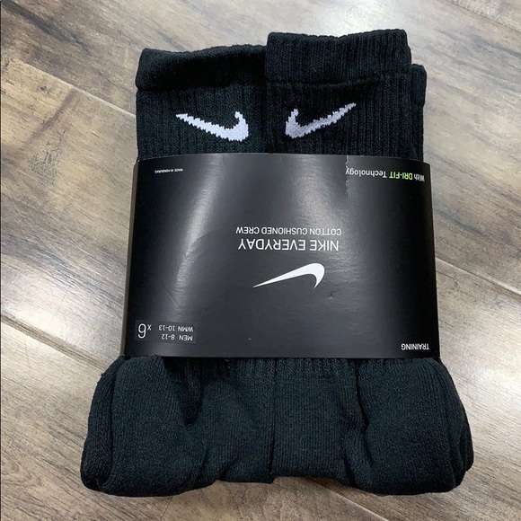 NIKE EVERYDAY COTTON CUSHIONED CREW SOCKS men’s - Picture 4 of 16
